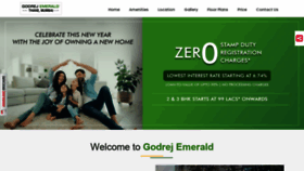 What Godrejemarald.com website looked like in 2021 (3 years ago)