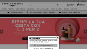 What Growgorgeous.it website looked like in 2021 (4 years ago)