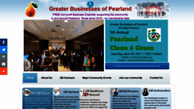 What Gbpearland.org website looked like in 2021 (3 years ago)