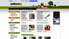 What Gazditkeresek.hu website looked like in 2021 (3 years ago)