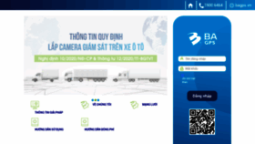 What Gps.binhanh.vn website looked like in 2021 (3 years ago)