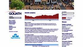 What Goliath.nl website looked like in 2021 (4 years ago)