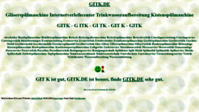 What Gitk.de website looked like in 2021 (3 years ago)