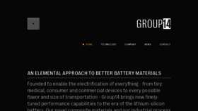 What Group14.technology website looked like in 2021 (3 years ago)