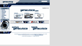 What Gamecubicle.com website looked like in 2021 (3 years ago)