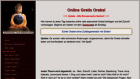 What Gratis-orakel.de website looked like in 2021 (3 years ago)