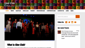 What Gleeclubsinging.com website looked like in 2021 (3 years ago)