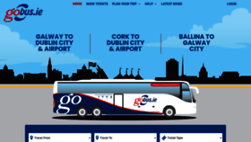 What Gobus.ie website looked like in 2021 (3 years ago)