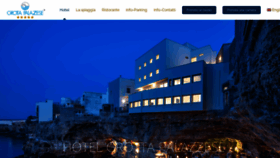 What Grottapalazzese.it website looked like in 2021 (4 years ago)