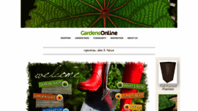 What Gardensonline.com.au website looked like in 2021 (3 years ago)