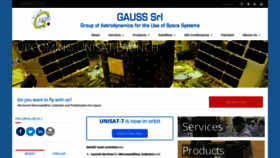 What Gaussteam.com website looked like in 2021 (3 years ago)
