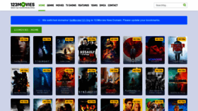 What Gomovies123.org website looked like in 2021 (5 years ago)