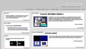 What Guidebookgallery.org website looked like in 2021 (3 years ago)