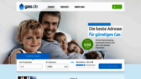 What Gas.de website looked like in 2021 (3 years ago)