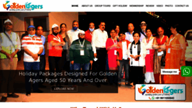 What Goldenagers.in website looked like in 2021 (3 years ago)