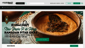 What Gourmetegypt.com website looked like in 2021 (3 years ago)