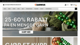 What Garnius.no website looked like in 2021 (3 years ago)