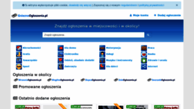 What Gnieznoogloszenia.pl website looked like in 2021 (3 years ago)