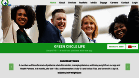 What Greencirclehealth.com website looked like in 2021 (3 years ago)