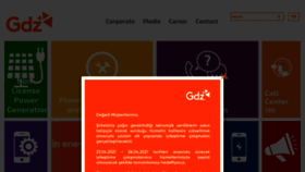 What Gdzelektrik.com.tr website looked like in 2021 (2 years ago)