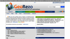 What Georezo.net website looked like in 2021 (3 years ago)