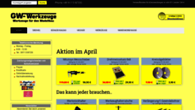 What Gw-werkzeuge.de website looked like in 2021 (3 years ago)