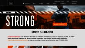 What Glock.at website looked like in 2021 (2 years ago)