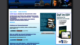 What Gfl-journal.de website looked like in 2021 (3 years ago)