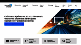 What Governanceinstitute.com.au website looked like in 2021 (2 years ago)