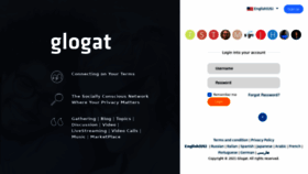 What Glogat.com website looked like in 2021 (3 years ago)