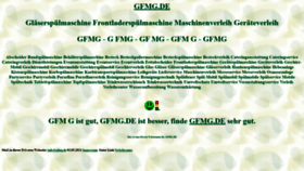 What Gfmg.de website looked like in 2021 (3 years ago)