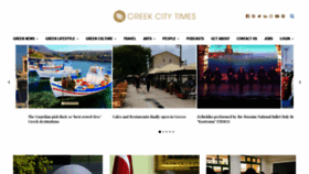 What Greekcitytimes.com website looked like in 2021 (3 years ago)