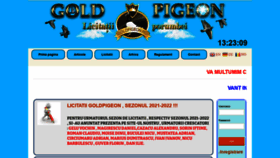 What Goldpigeon.ro website looked like in 2021 (3 years ago)