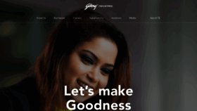 What Godrejindustries.com website looked like in 2021 (3 years ago)