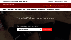 What Govietnamvisa.com website looked like in 2021 (3 years ago)