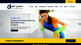 What Getcleanact.com.au website looked like in 2021 (2 years ago)