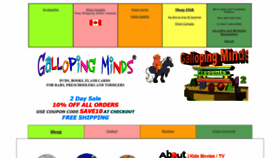 What Gallopingminds.com website looked like in 2021 (2 years ago)