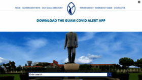 What Guam.gov website looked like in 2021 (3 years ago)