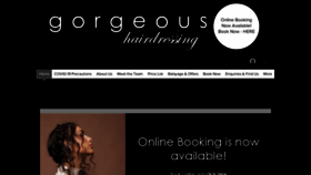What Gorgeoussalons.co.uk website looked like in 2021 (2 years ago)