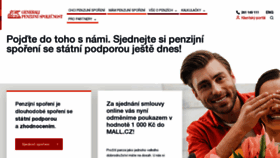 What Generalipenze.cz website looked like in 2021 (2 years ago)