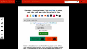 What Getvideo.watch website looked like in 2021 (2 years ago)
