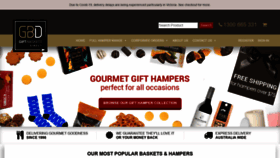 What Giftbasketsdirect.com.au website looked like in 2021 (2 years ago)