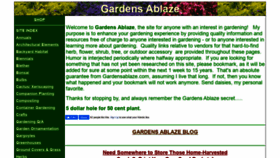 What Gardensablaze.com website looked like in 2021 (2 years ago)