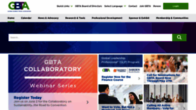What Gbta.org website looked like in 2021 (2 years ago)