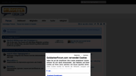 What Goldseiten-forum.de website looked like in 2021 (5 years ago)