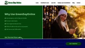 What Greendayonline.com website looked like in 2021 (2 years ago)