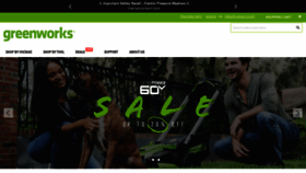 What Greenworkstools.com website looked like in 2021 (2 years ago)