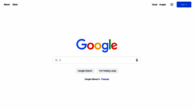 What Google.cg website looked like in 2021 (2 years ago)