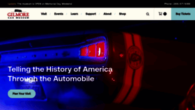 What Gilmorecarmuseum.org website looked like in 2021 (2 years ago)