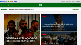 What Globoesporte.globo.com website looked like in 2021 (2 years ago)